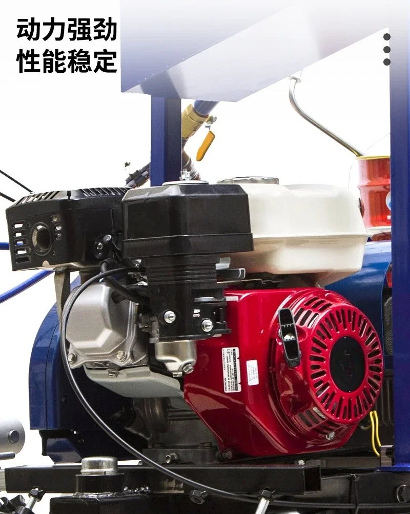 Hydraulic plunger pump, parking space drawing machine, hand-pushed road marking machine, cold spray marking machine