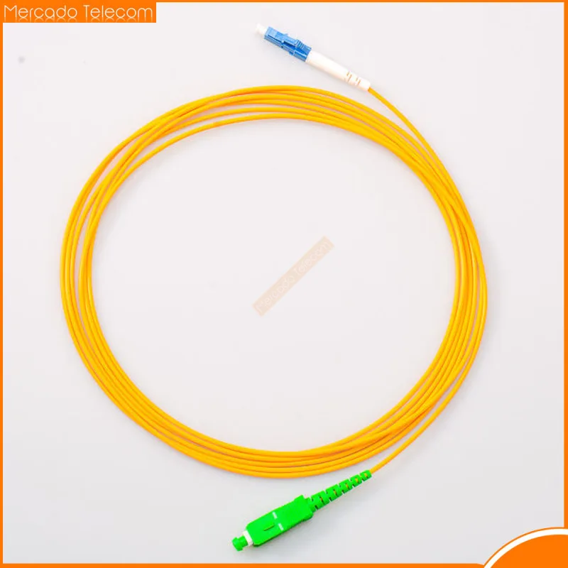 

10pcs LC/UPC to SC/APC Simplex Single Mode Fiber Optic Patch Cord SC-LC 2.0mm Or 3.0mm FTTH Fiber Patch Cable 1Ｍ 3M 5M 10M