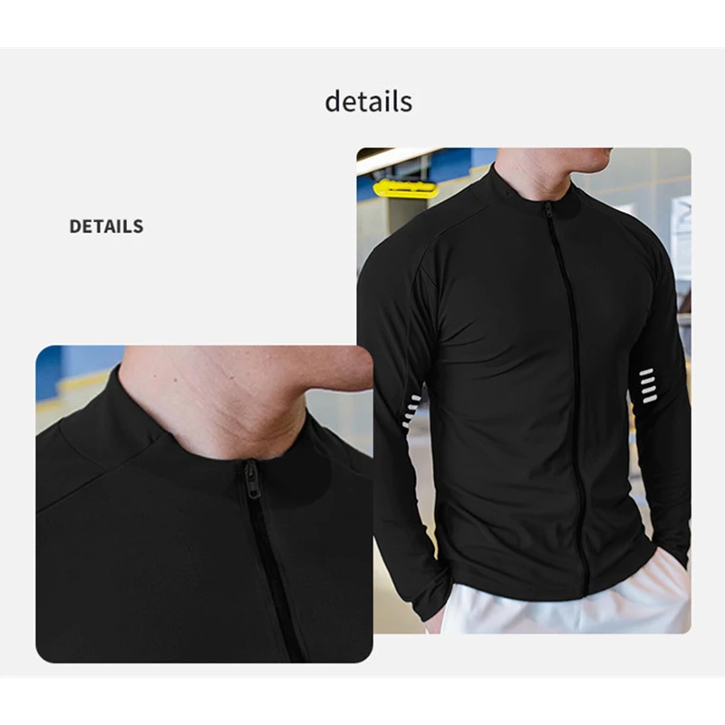 Men Women Compression Running Zipper Long Base T Shirt Fitness Sport Basketball Football Skiing Training Gym Bottom Clothes T26