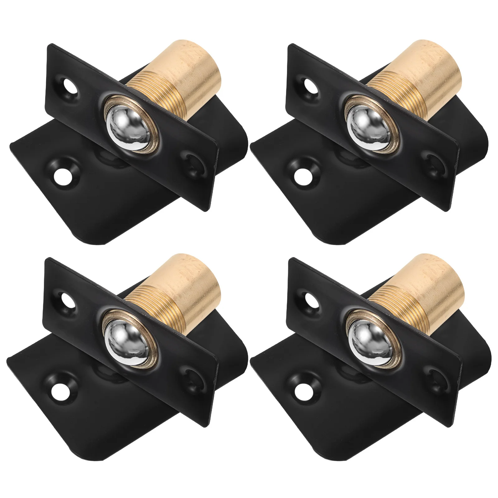 

4pcs Stainless Steel Adjustable Catch Concealed Spring Latch Silent Tension Mechanism Closet Cabinet Furniture Interior Door