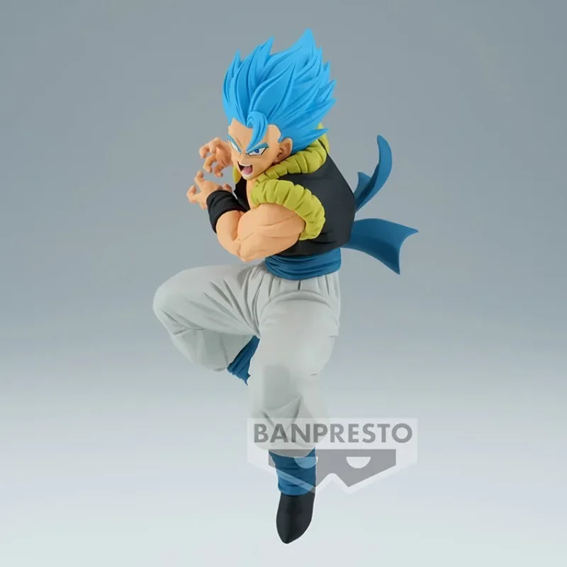 Bandai Original Banpresto Anime Dragon Ball Match Makers Gogeta SSG Blue Super Broly Action Figure Model Collectible Toys