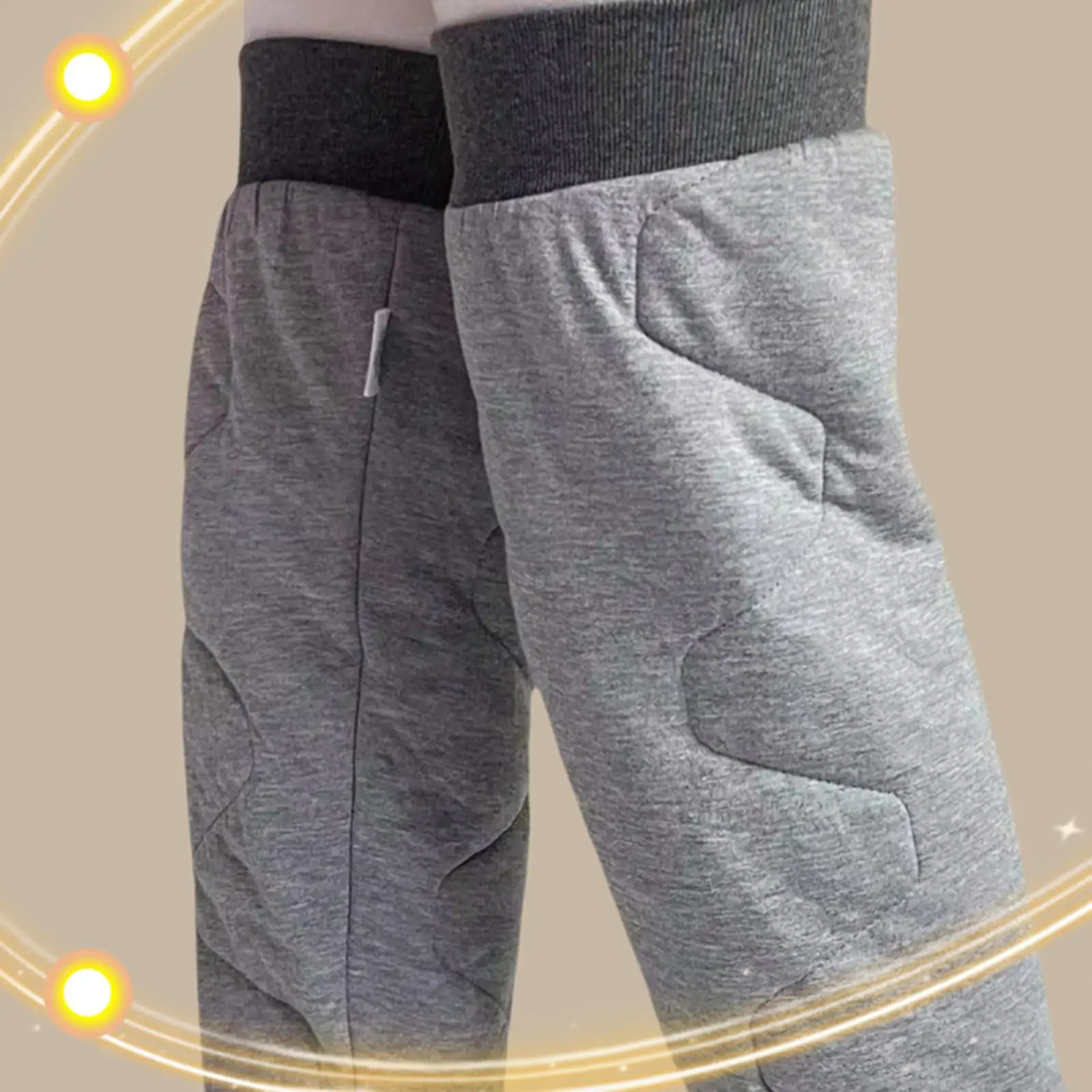 Leg Warmers Cotton Padded Knee Sleeves for Women Comfortable Warm Air Conditioned Room Cold Weather Sleeping Loose Fit Home Use