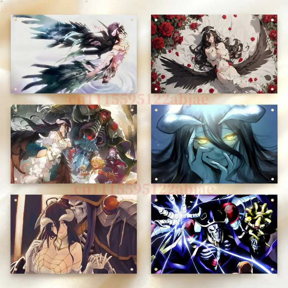 O-Overlord Background Tapestry Poster Flag Home Decoration Room Wall Hanging Cloth Concert Party Banner