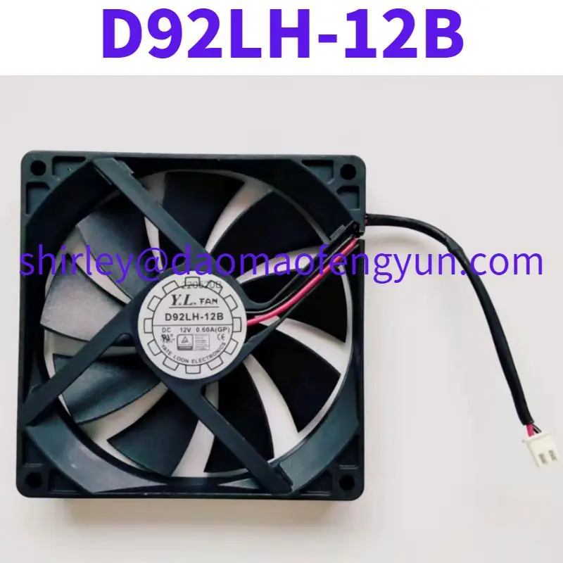 Brand New D92LH-12B DC12V 0.6A 9CM 9015 silent large air volume Computer fan