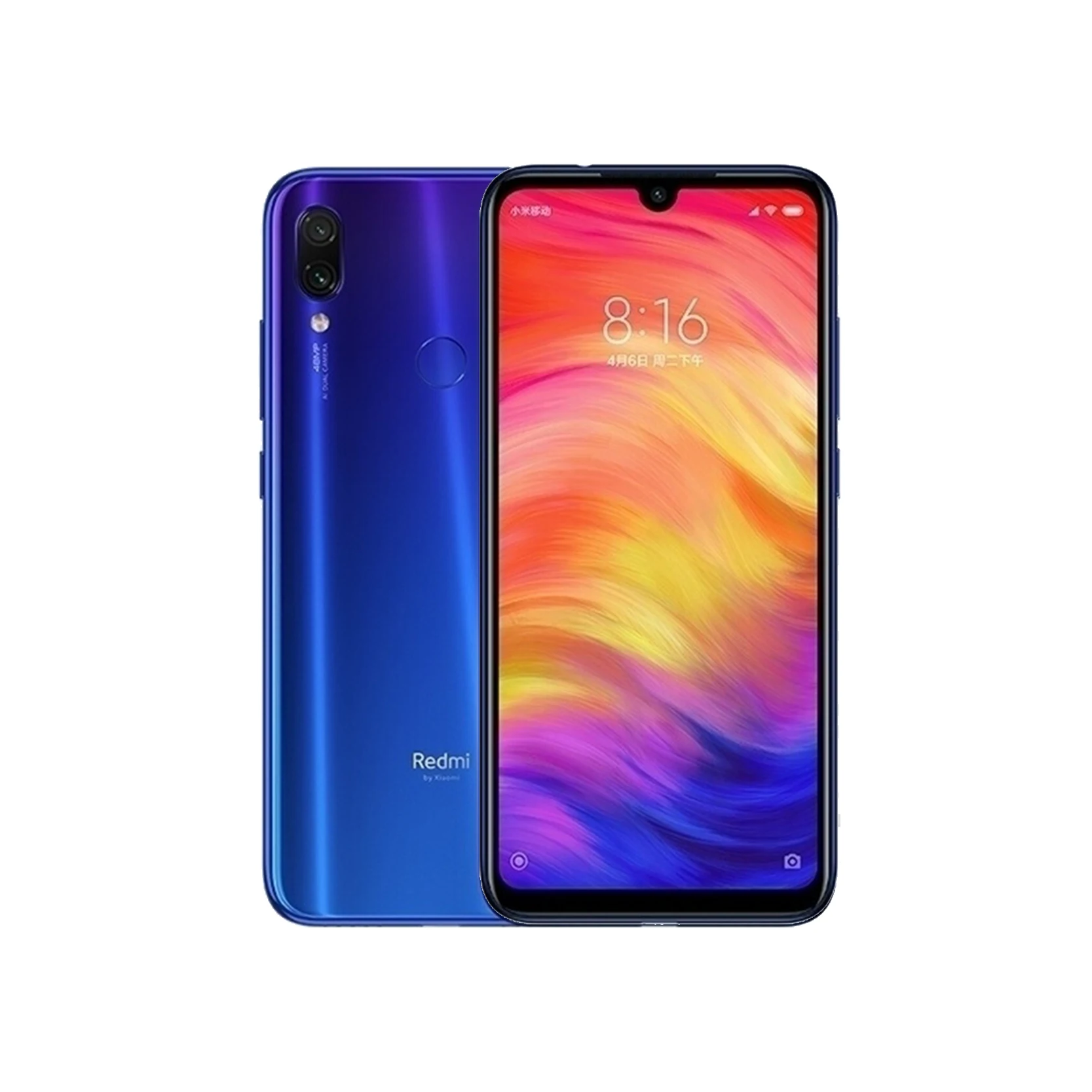 Xiaomi Redmi note 7 pro smartphone case kit Snapdragon 675 with 48.0 MP Camera Fingerprint used phone