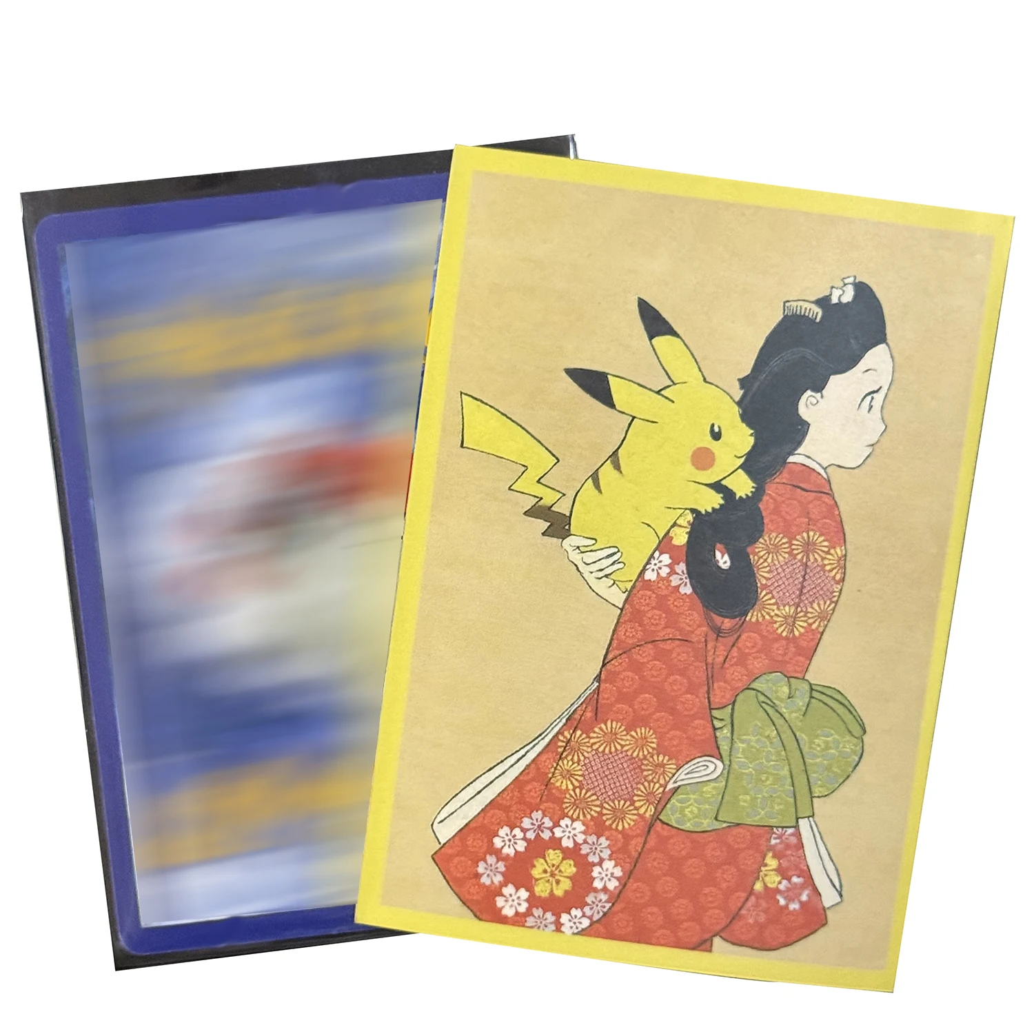 60pcs PiKacu Card Sleeves Matte Clear Sleeve for Standard Size TCG/PKM/OPCG/MTG Card Protector 66X91mm