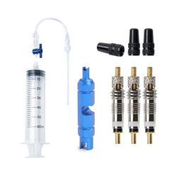 Bicycle Tubeless Tire Sealant Injector MTB Road Bike Fluid Injection Tool  Valve Tool Optional For Bike Repair