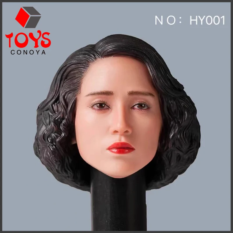 HYTOYS HY001 1/6 Scale Asian HK Actress Singer Anita Mui Hongyi Head Sculpt Carving Fit 12'' Female Action Figure Body