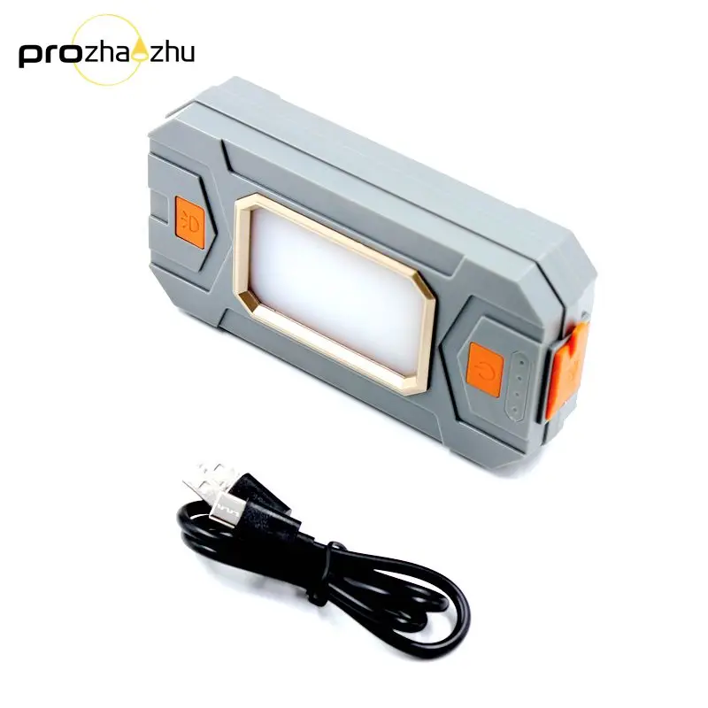 

LED Rechargeable 10000mAh Power Bank Outdoor Flashlight Magnetic Base Multi-Purposes Camping Light for Emergency Camping Hiking