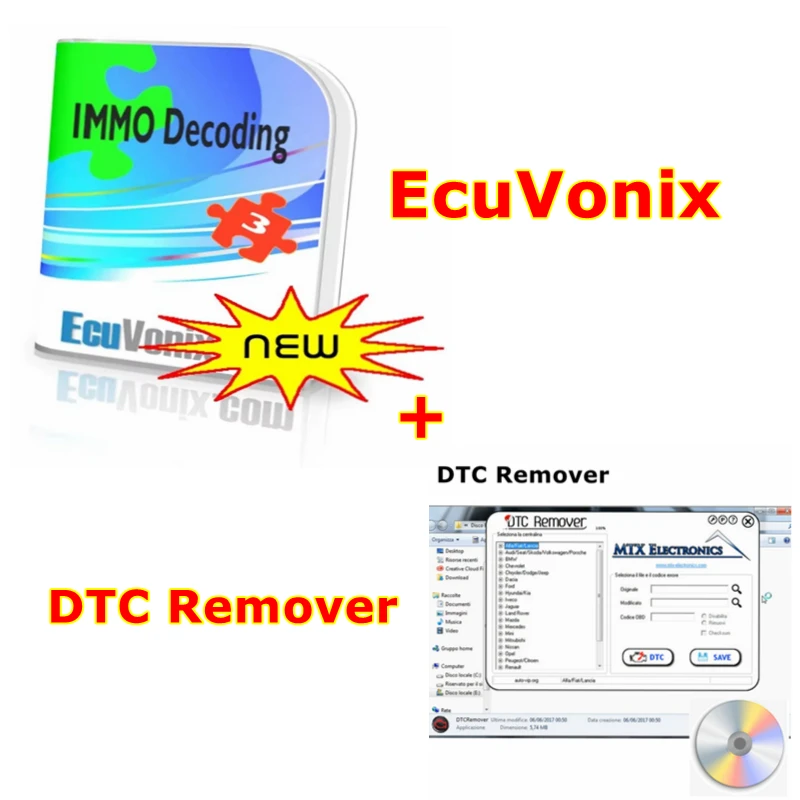 IMMO Universal Decoding EcuVonix 3.2 إزالة IMMO Offwith Keygen Unlimited Crack+ Software MTX DTC Remover 1.8.5.0 مع Keygen
