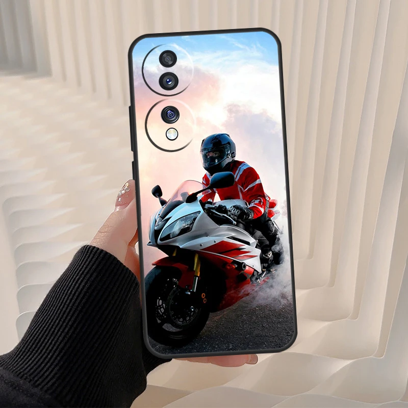 Motorcycle Motorbike Case For Honor 90 Lite 70 50 X8a X9a X7a X6a X7 X8 X9 8X Magic 5 Pro Magic 4 5 Lite Cover