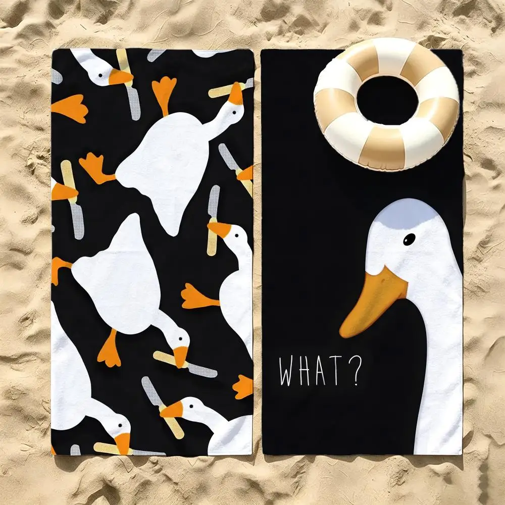 Game Untitled Goose Game Towel Microfiber beach towel, quick-dry, sand-free, ultra-fine fiber, super soft.