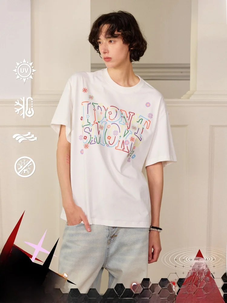 

Футболка с принтом Done Nomadic Emblem, этнический стиль, с открытыми плечами, короткий рукав, дышащий хлопковый топ для молодежи