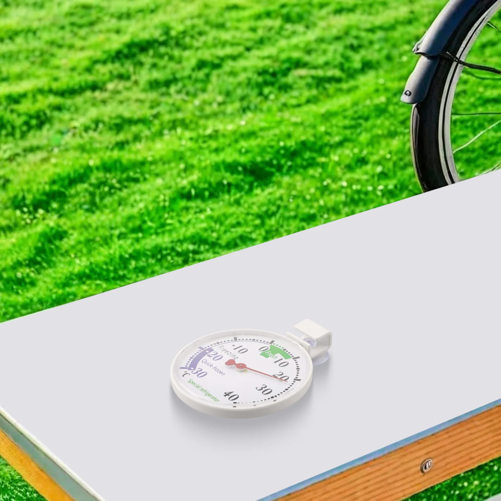 Outdoor Thermometers Thermometer -30-400C :White Accurate Can Stand For Hospital Garden Décoration Outdoor Living