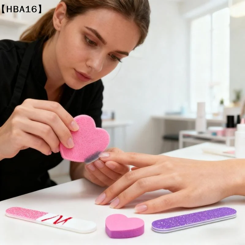 10Set Manicure Tool Set With Crystal Dotting Pen Heart-Shaped Block & Wood File For Nail Polishing And Shaping Care Accessories