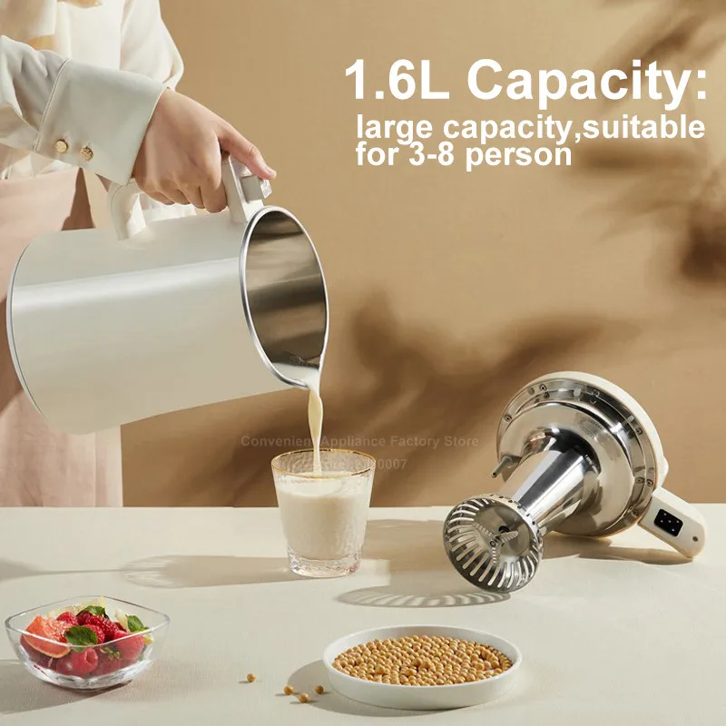 Joyoung Soymilk Maker Food Blender D210 Breaking-wall Free Filter Soymilk Machine Household Multifunction Mixer For Kitchen