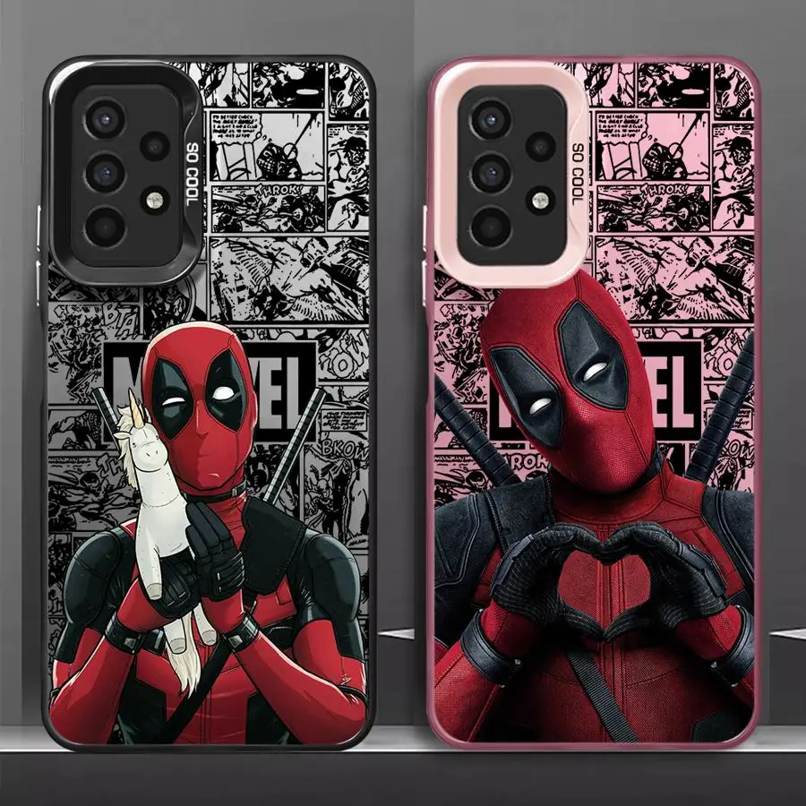 Marvel Deadpool Cool Phone case for Samsung Galaxy A12 14 A15 A13 16 A23 A24 22 A25 32 A33 35 A51 34 A52 S A53 55 A71 A72 54 A73