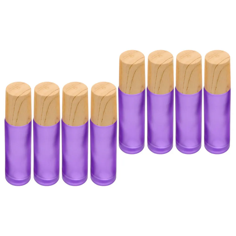 8 шт., роликовые бутылки с эфирным маслом, 10 мл, профессиональные портативные рулонные бутылки для масел, парфюмерии, ароматерапии, компактные для уличного использования
