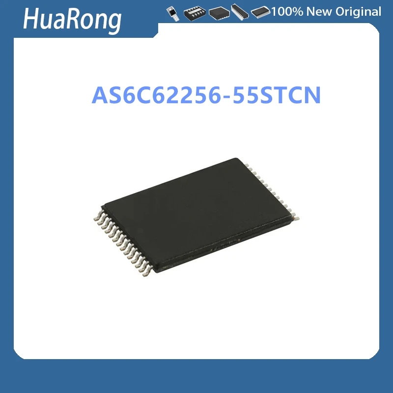 5Pcs/Lot AS6C62256-55STCN AS6C62256 TSOP-28