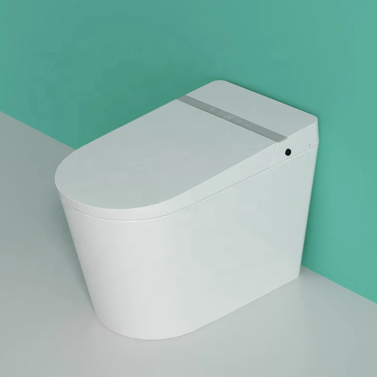 Intelligent Auto Flush WC Standing Smart Complete Toilet Set Tankless Smart Toilet With CUPC Certificate