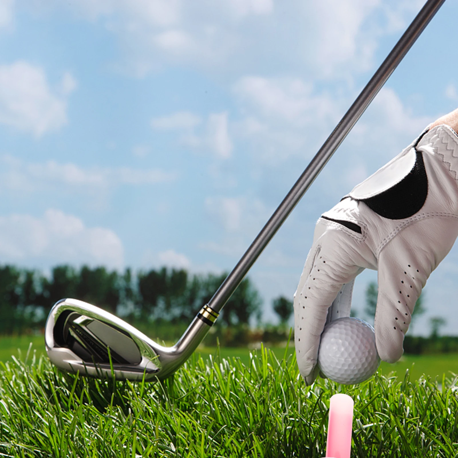 

5 шт. резиновых держателей для мячей для гольфа, износостойкие, многоразовые, улучшают результаты, снижают нагрузку на клюшку, держатели для гольфа