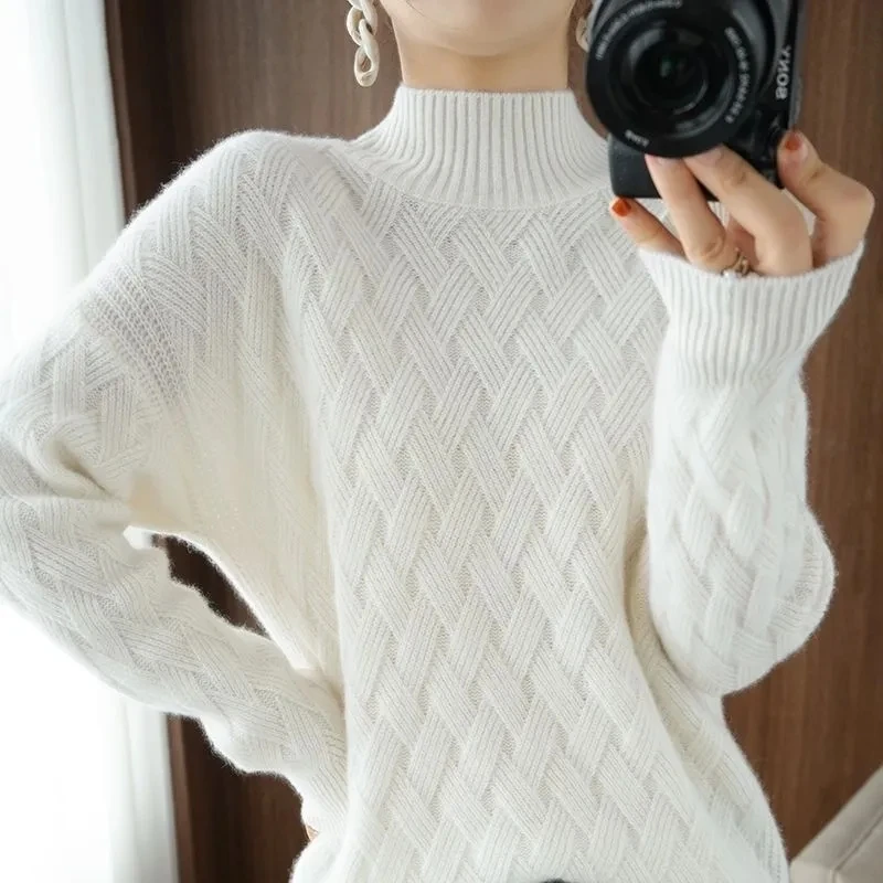 

Women's Sweater Turtleneck Trending Sweater 2023 New Fashion Top Autumn and Winter Korean Pullover Women's Pullover Knitwear