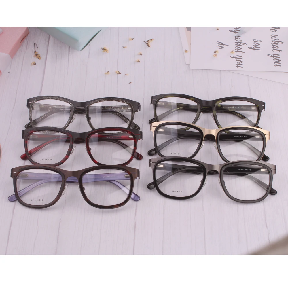 

Wholesale glasses Men Classical Hand-made Acetate Clear Lens Glasses Frames lentes optico Lunettes Oculos de grau round vasos