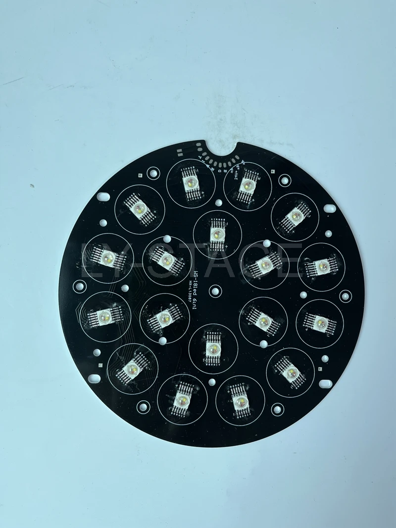 18x1 2w listwa świetlna Led 6 in1 RGBWAUV kolor 24V DIY lampa Par Led części zamienne do naprawy 194*194mm