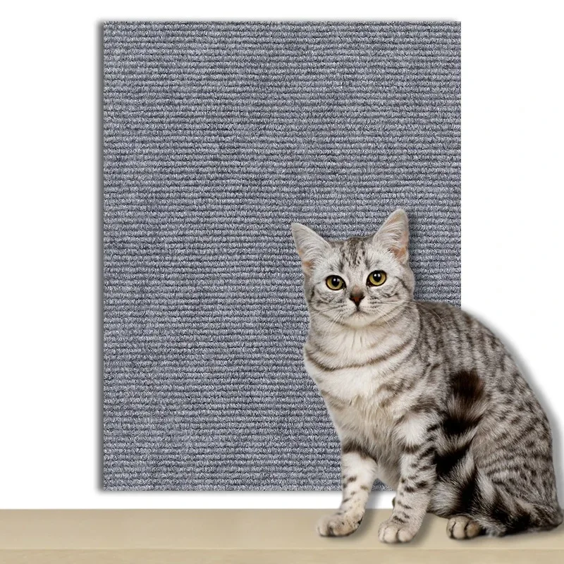 60x200cm Zelfklevende Kattenkrabplank Bankbeschermer Kattenkrabmat Bescherming Aanpasbare Tapijt DIY Kattenkrabmat