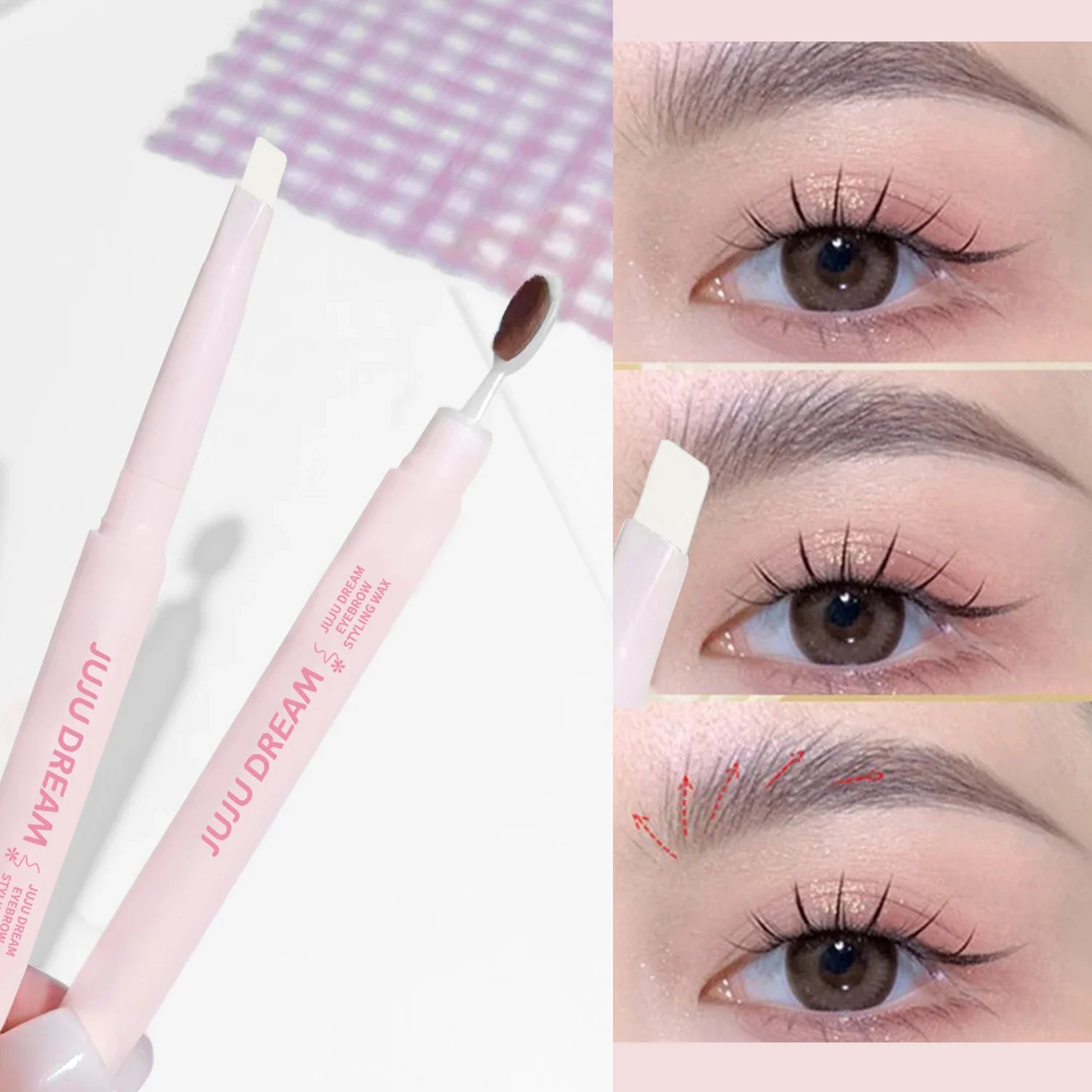 JUJU DREAM Eyebrow Styling Wax Waterproof and sweat-proof long-lasting natural brightening eyebrow pen
