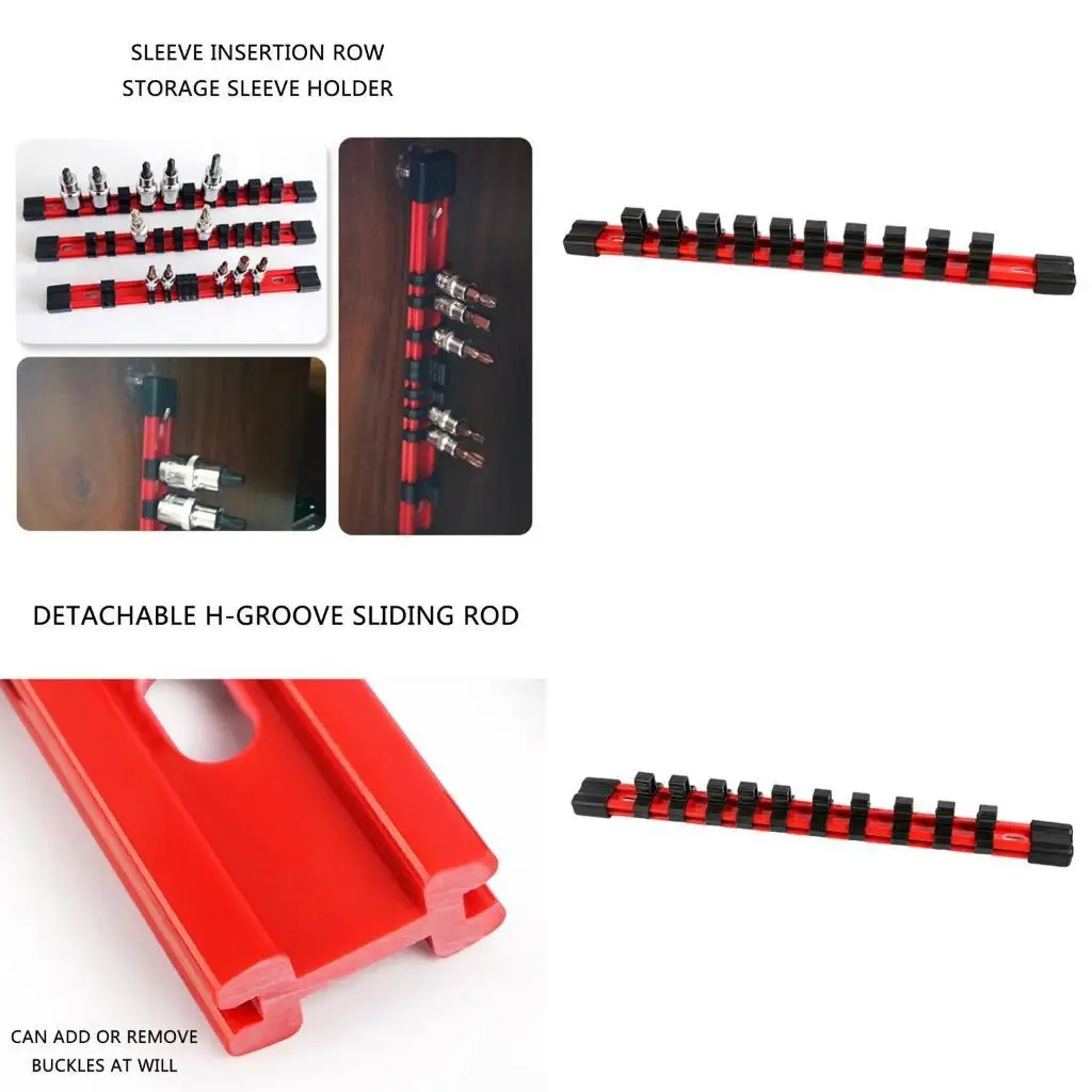 

652F Sturdy PVC Socket Rack for Neat Arrangement 1/2Inch, 3/8Inch 1/4inch