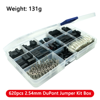 620pcs 310pcs 2.54mm DuPont jumper head connector housing with terminal kit