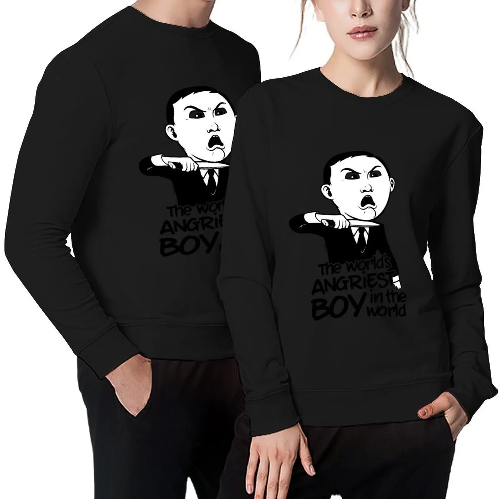 

Angriest Boy in the World Pullover korean clothes men's coat tracksuit men's clothes sports sweatshirt man