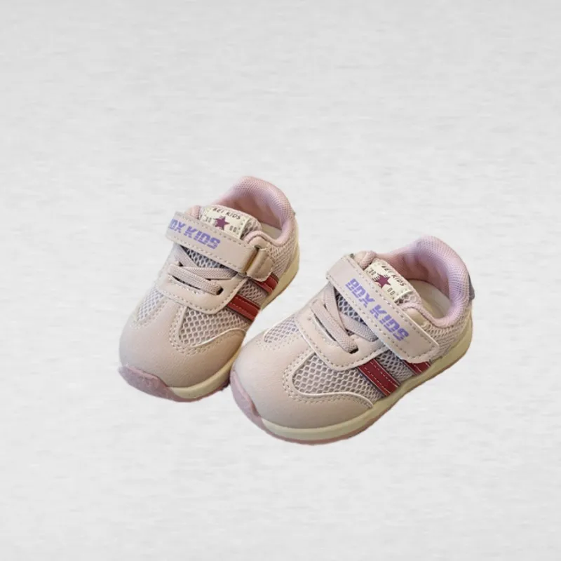 

PU Leather Sport Shoes For Children 2026 Trend Fashion Kid's Sneakers Soft-soled Outdoor Boy's Girl's Running Shoes