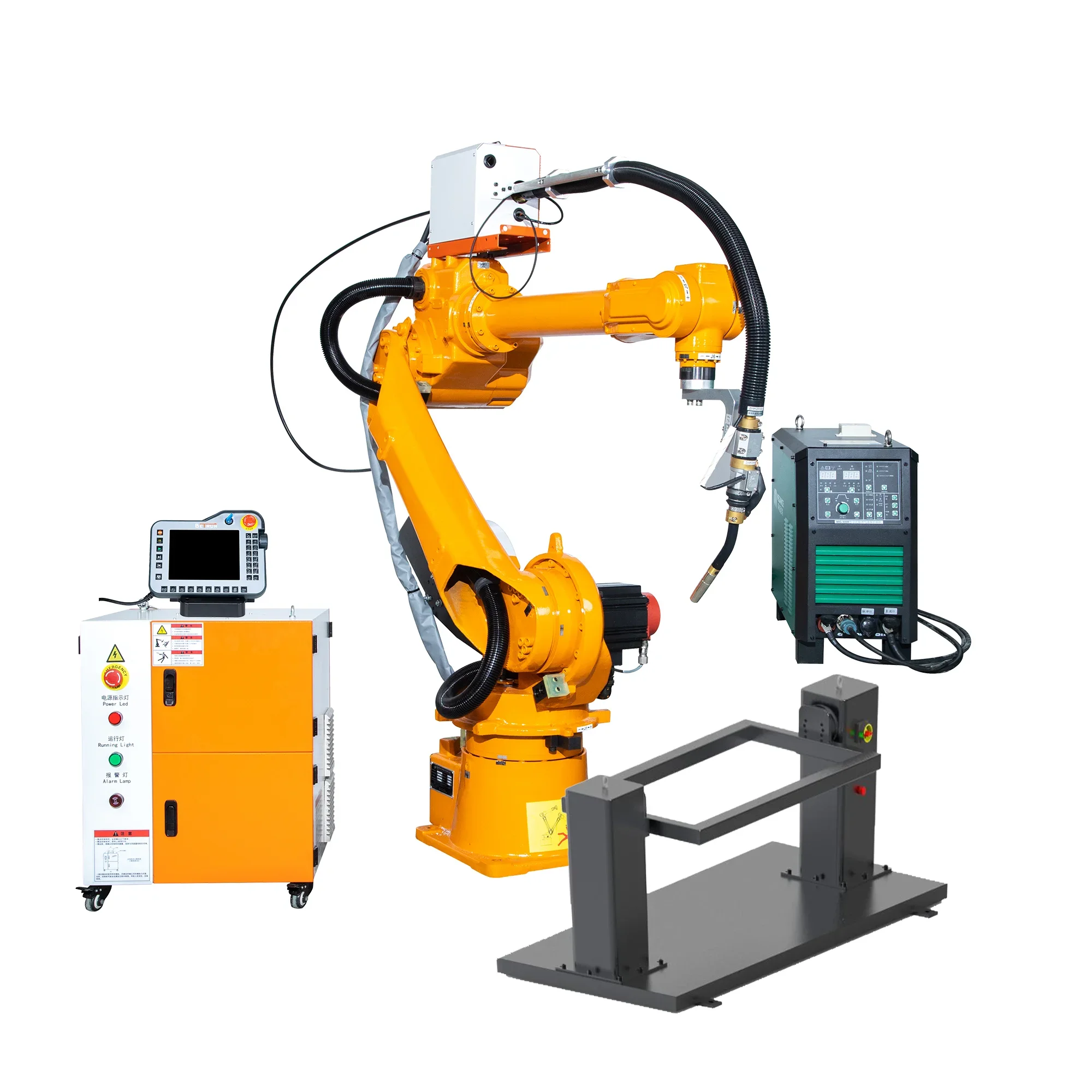 Robô De Soldagem Eficiente Seguro, 6 Dof Robot Arm Machine para Solda MIG Similar, KUKA e Preço