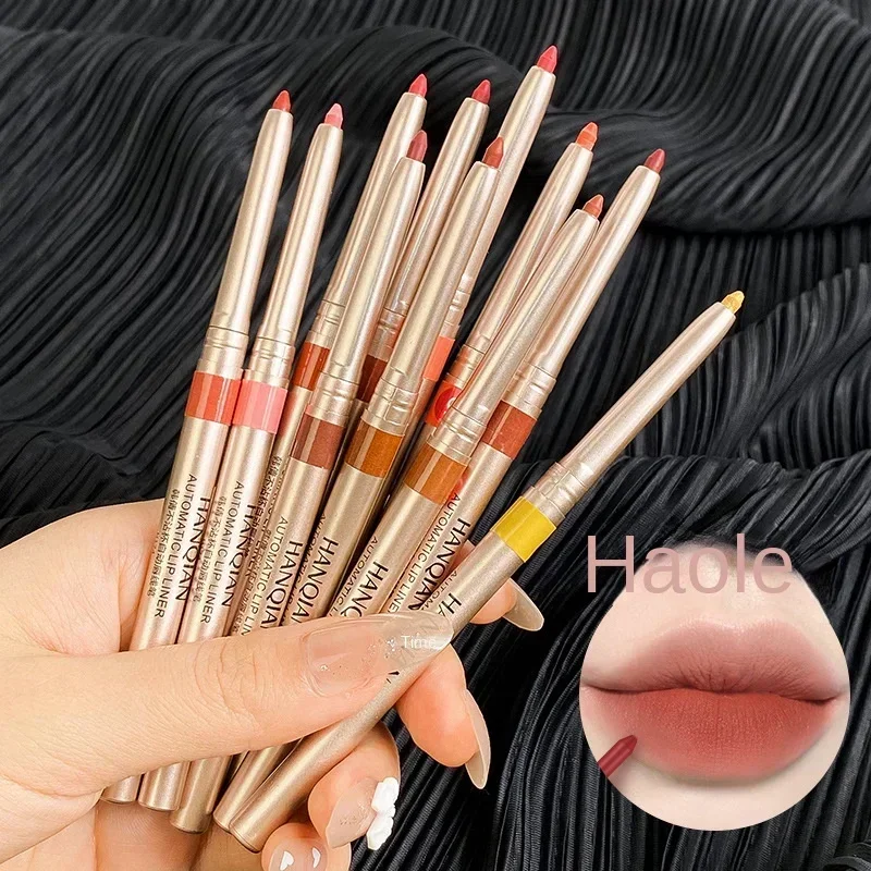 Heallor nackt rosa Lippen tönung Lip liner Make-up wasserdichte Lippen Stick Bleistift Milch matt glatt Lip Liner Stift Lippenstift Konturierung lang