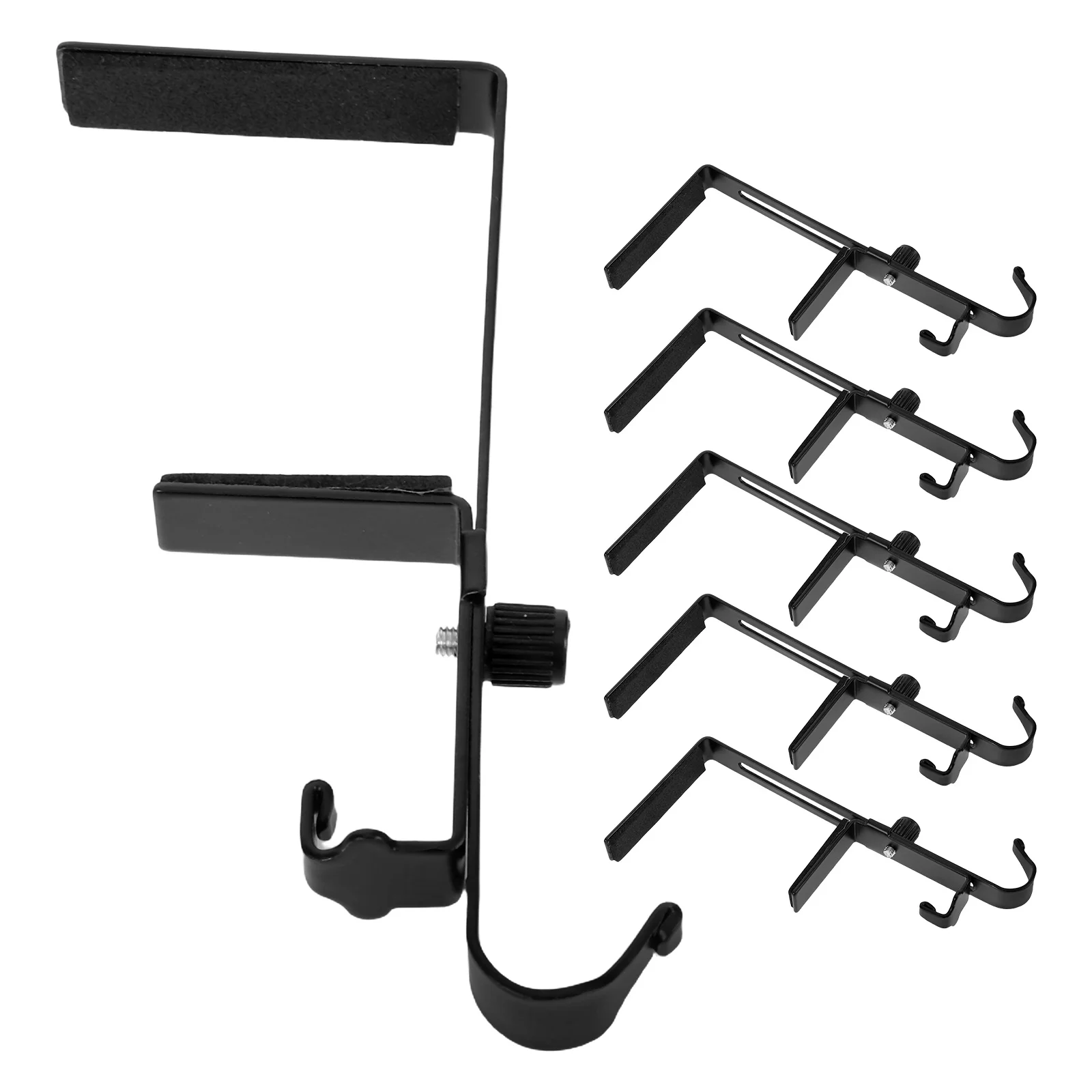 

6pcs Christmas Stocking Hooks Mantel Adjustable No-Drill Fireplace Hangers, Garland Hanger For Door Frame, Mantel Hooks, Wall