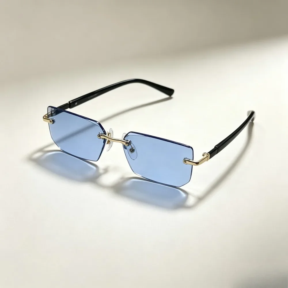 Rimless Gradient Sunglasses Set — product information 4