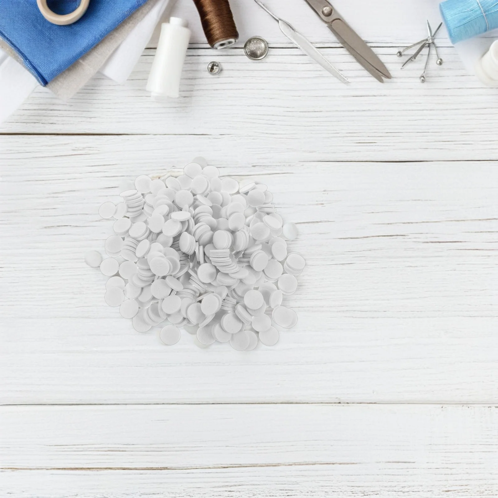 

1000Pcs Felt Pads Round Craft Circles for DIY Jewelry Making Hairpin Brooch Decoration Spacers Lining Shapes Embellishments