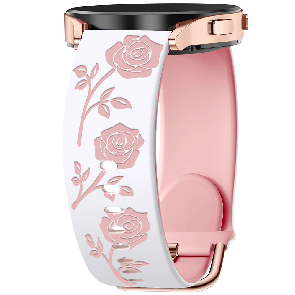 Pulsera de 20mm para Garmin Venu Forerunner 165 55 245 para Samsung 7 6 5 4 para Amazfit GTS 4 3 2 correa de reloj correas de reloj