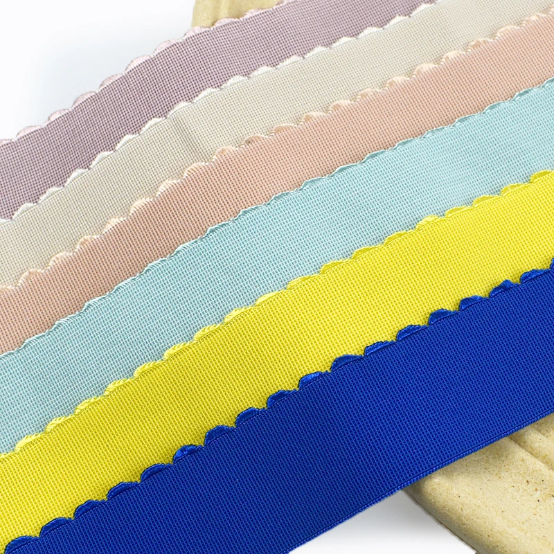 

1/2/5M Meetee 40mm Lace Trim Elastic Band Soft Nylon Rubber Strap Bra Shoulder Straps Round Stretch Bands DIY Sewing Accessories