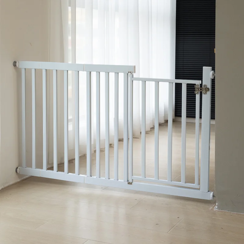 Stainless Steel Indoor Cat-Proof Partition Gate for Dogs of All Sizes Pet Fence with No-Drill Installation Pet Game Enclosure