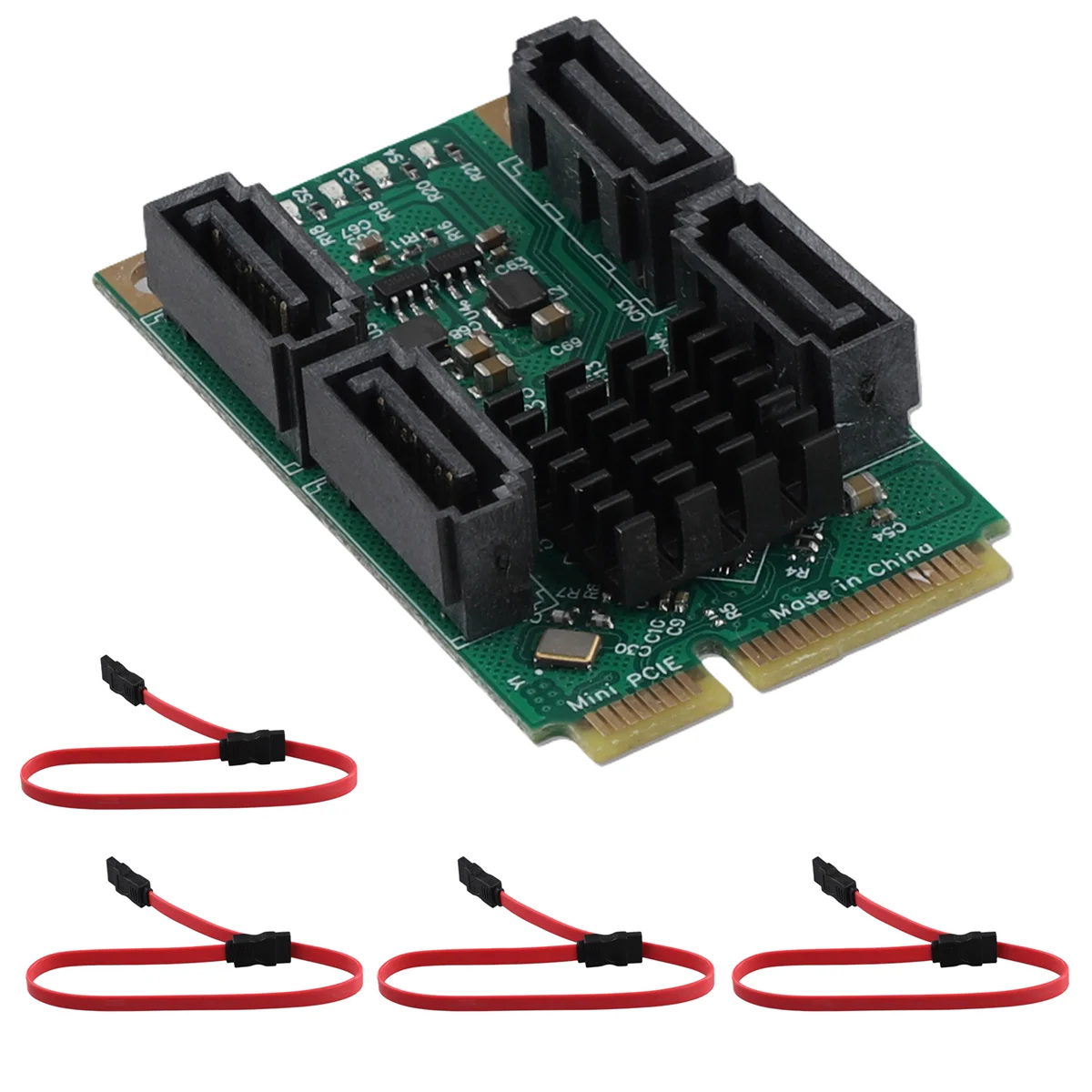 6 000 Adaptateur PCIE à SATA 6 000 Carte Complète recommande MPCI-E aux façades SATA HDD Wild Adaptateur Carte pour Synology