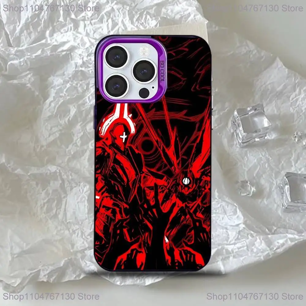 حافظة هاتف U-Ultrakill لهاتف iPhone 16,15,14,13,12,11,Mini,Pro,SE,MAX غطاء سيليكون أرجواني غير لامع