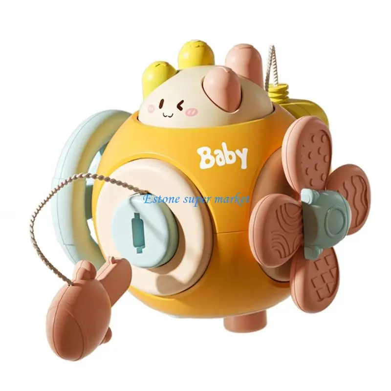 

090B Toddler Activity Ball Toy Travel Entertainment Early Learning Sensory Toy For Fine Motor Practice And Cognitive Growth