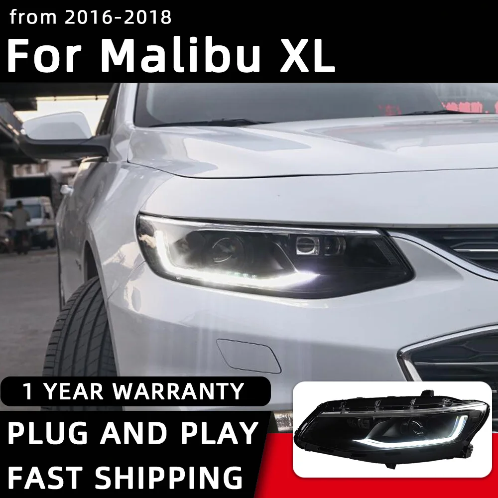

Car Styling Head Lamp for Malibu XL LED Headlight 2016-2018 Chevrolet Malibu Headlights DRL Signal Projector Lens Automotive
