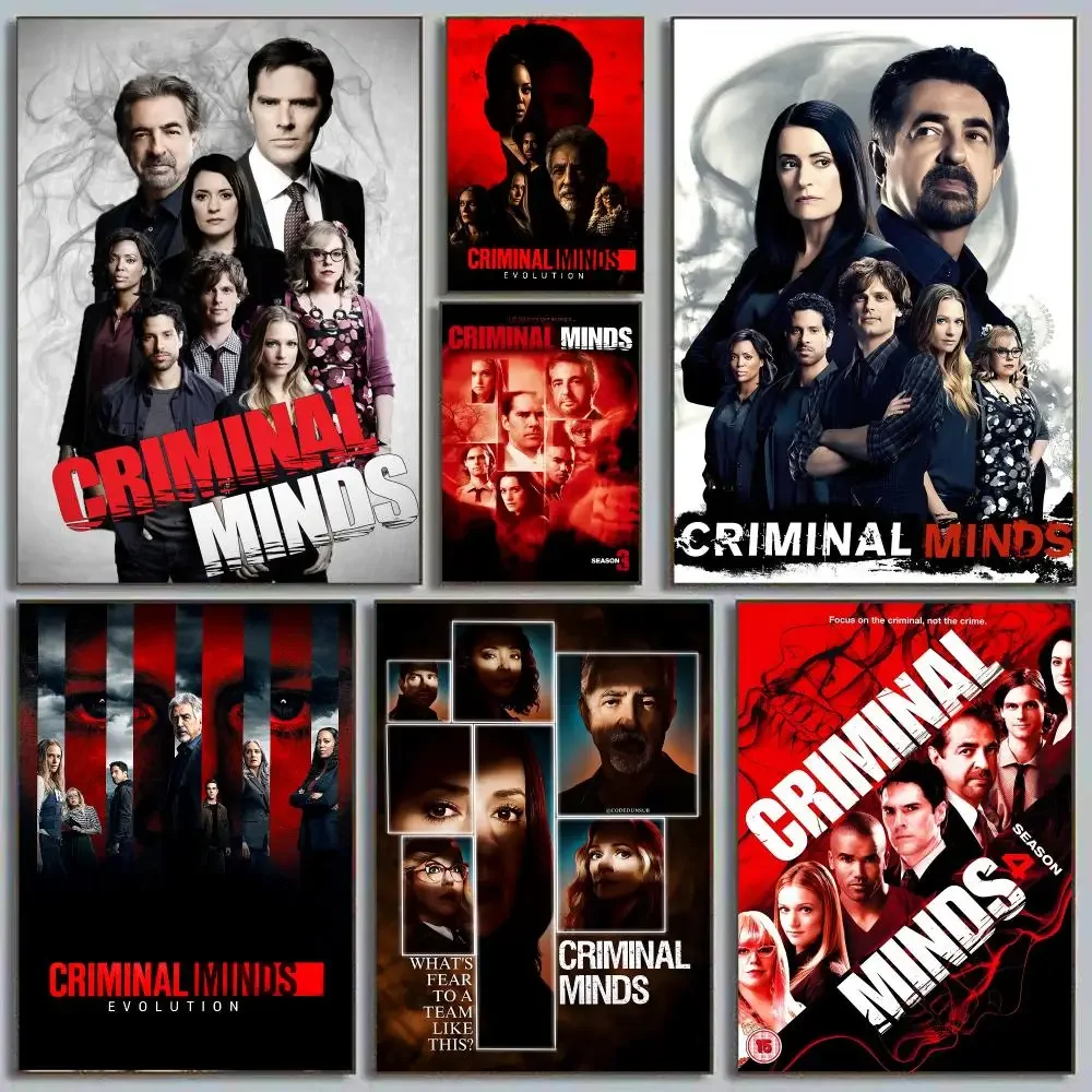 TV Drama C-Criminal Minds Painting Calligraphy Canvas Wall Art Print for Bedroom Living Room Cafe Office Home Decor Picture