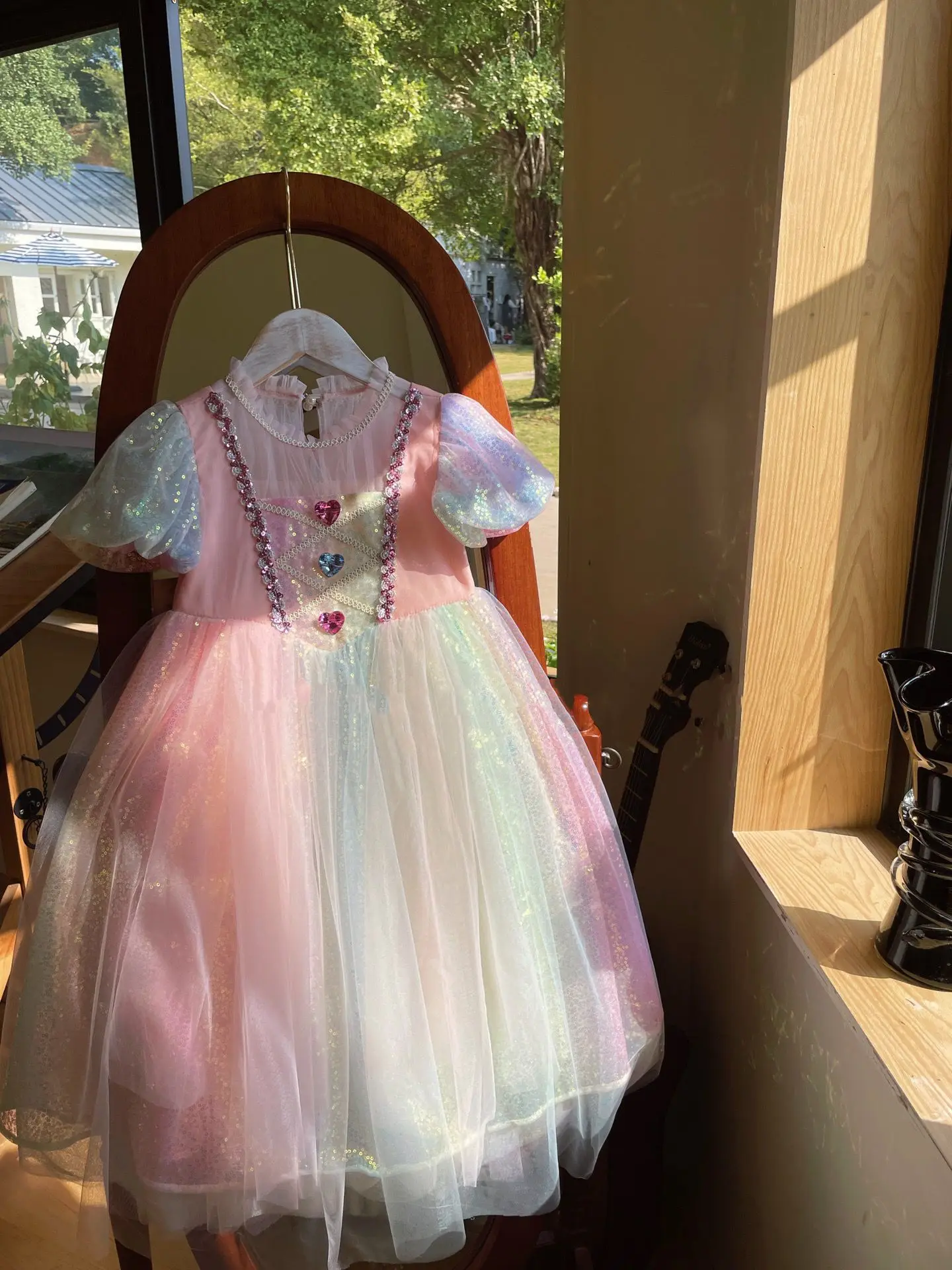 

Dress for Girls Baby Casual Dresses Vestidos Wedding Dress Girl Princess Party Evening Dresses Mesh Summer Ceremonial Dress