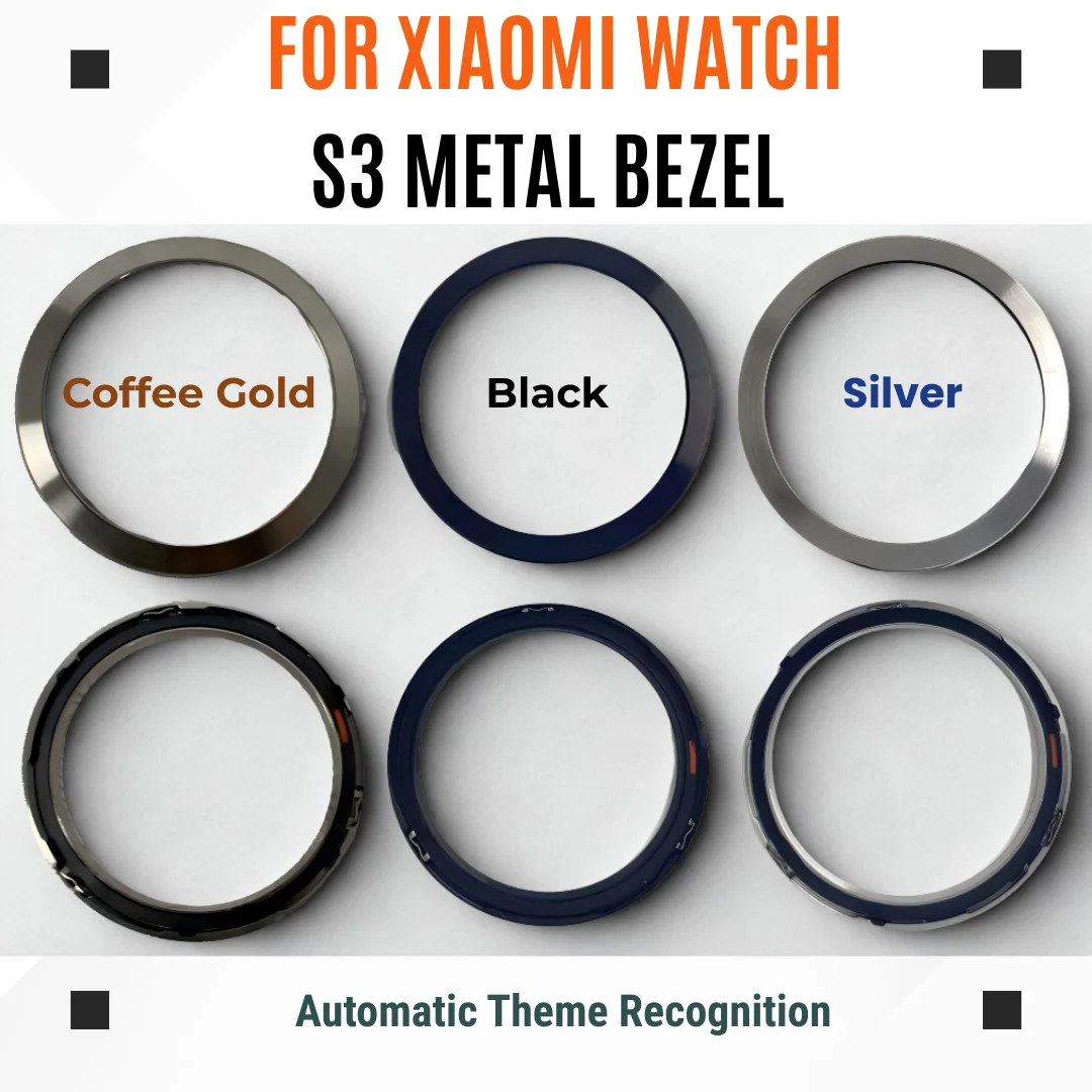 Metal Stainless Steel Bezel Ring Replacement Protective Frame For Xiaomi Watch S3 Bluetooth eSIM Edition