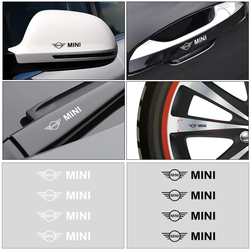 Car Door Sticker Scratches Resistant Cover Auto Handle Sticker For MINI JCW CLUBMAN COUNTRYMAN CLUBVAN VAN Vision Urbanaut COUPE